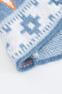 Aztec Print Open Front Knitted Cardigan